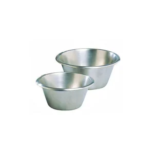 Vente flash 😀 Bassine Pâtissière Ø 24 cm fond plat inox ⭐ 6