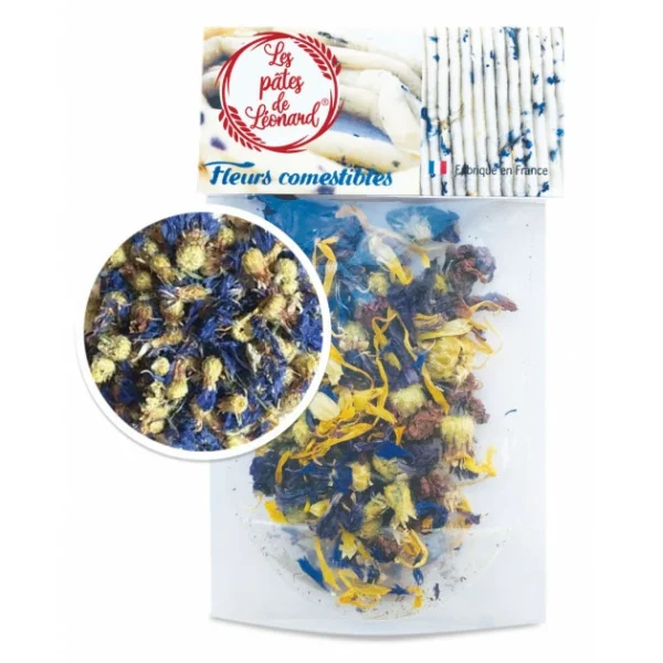 Nouveau 😍 Fleurs Comestibles de Bleuet 3 g Les Pâtes de Léonard 🧨 bas prix 1