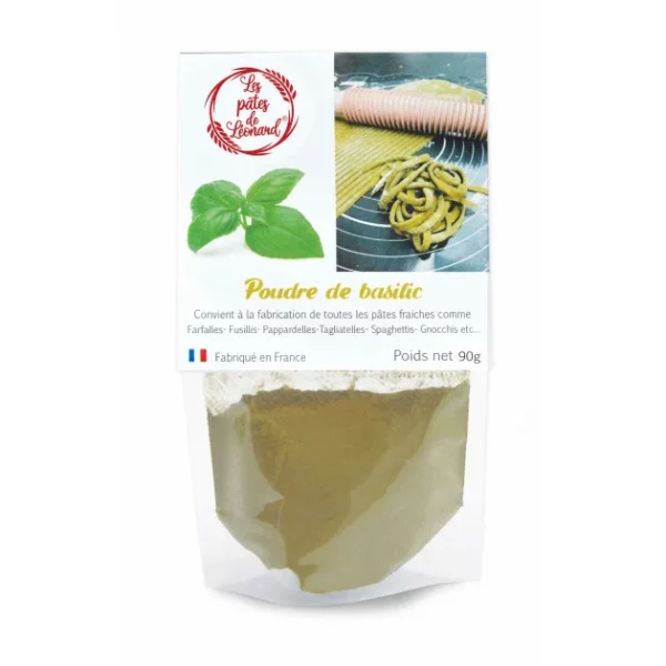 magasin solde Offres ❤️ Poudre de Basilic 90 g Les Pâtes de Léonard 👏 1